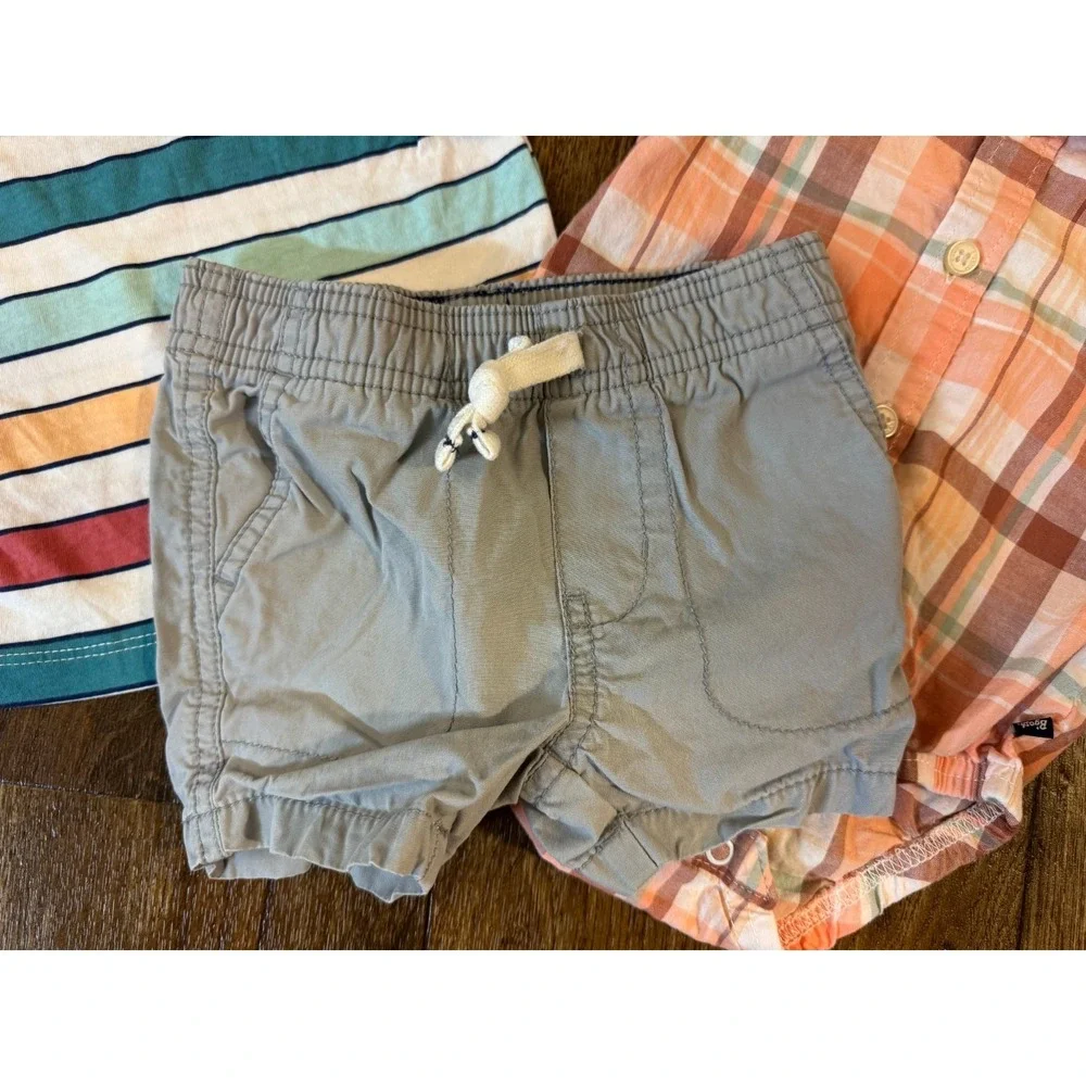 Baby Boy 3 Months Summer Clothes Bundle Outfits Shorts Shirts Bundle Lot Carters